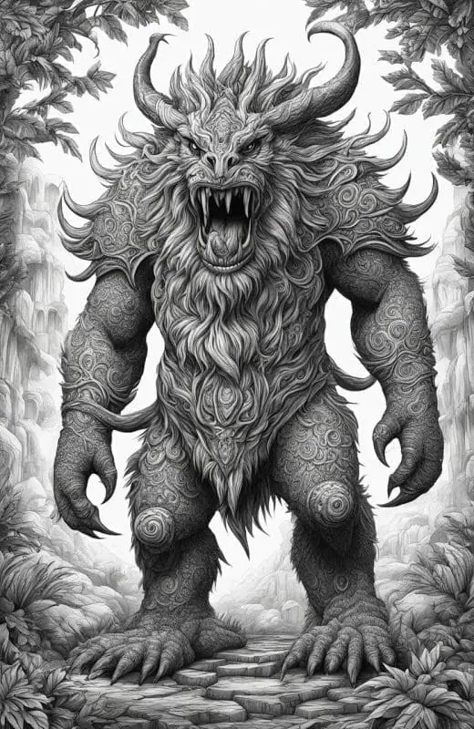 Monster Coloring Pages – 1