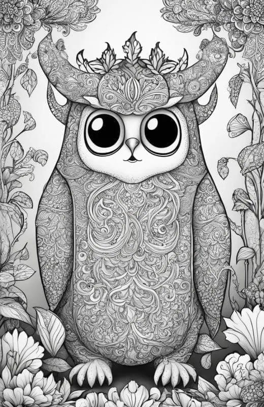Monster Coloring Pages – 4