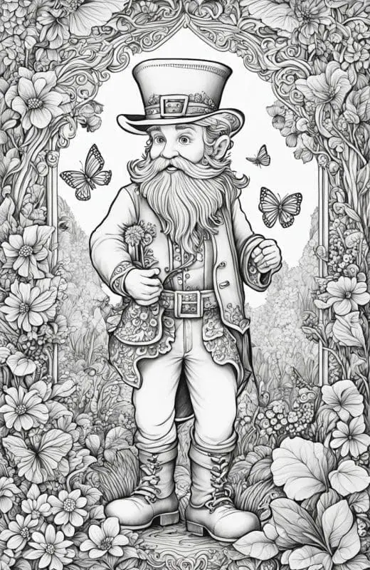 Leprechaun Coloring Pages – 5