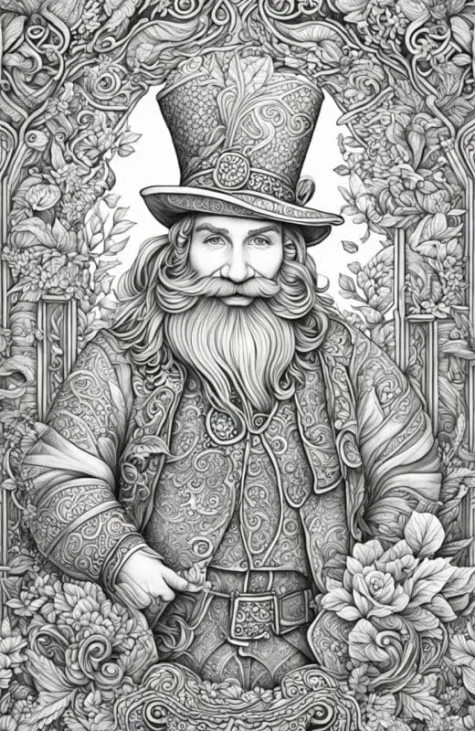 Leprechaun Coloring Pages – 6