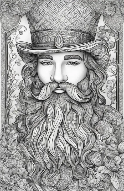 Leprechaun Coloring Pages – 7