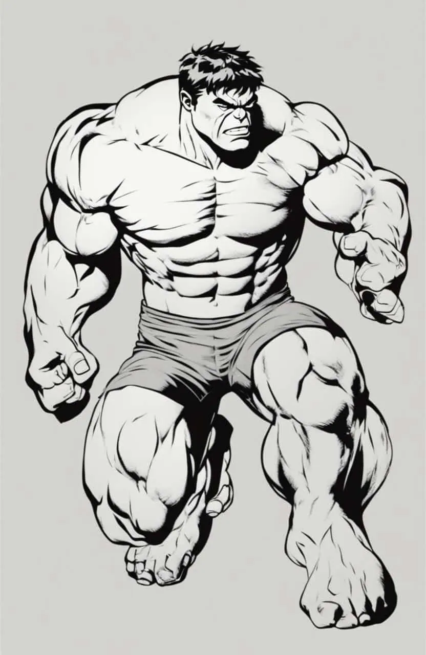 Hulk Coloring Pages – 6