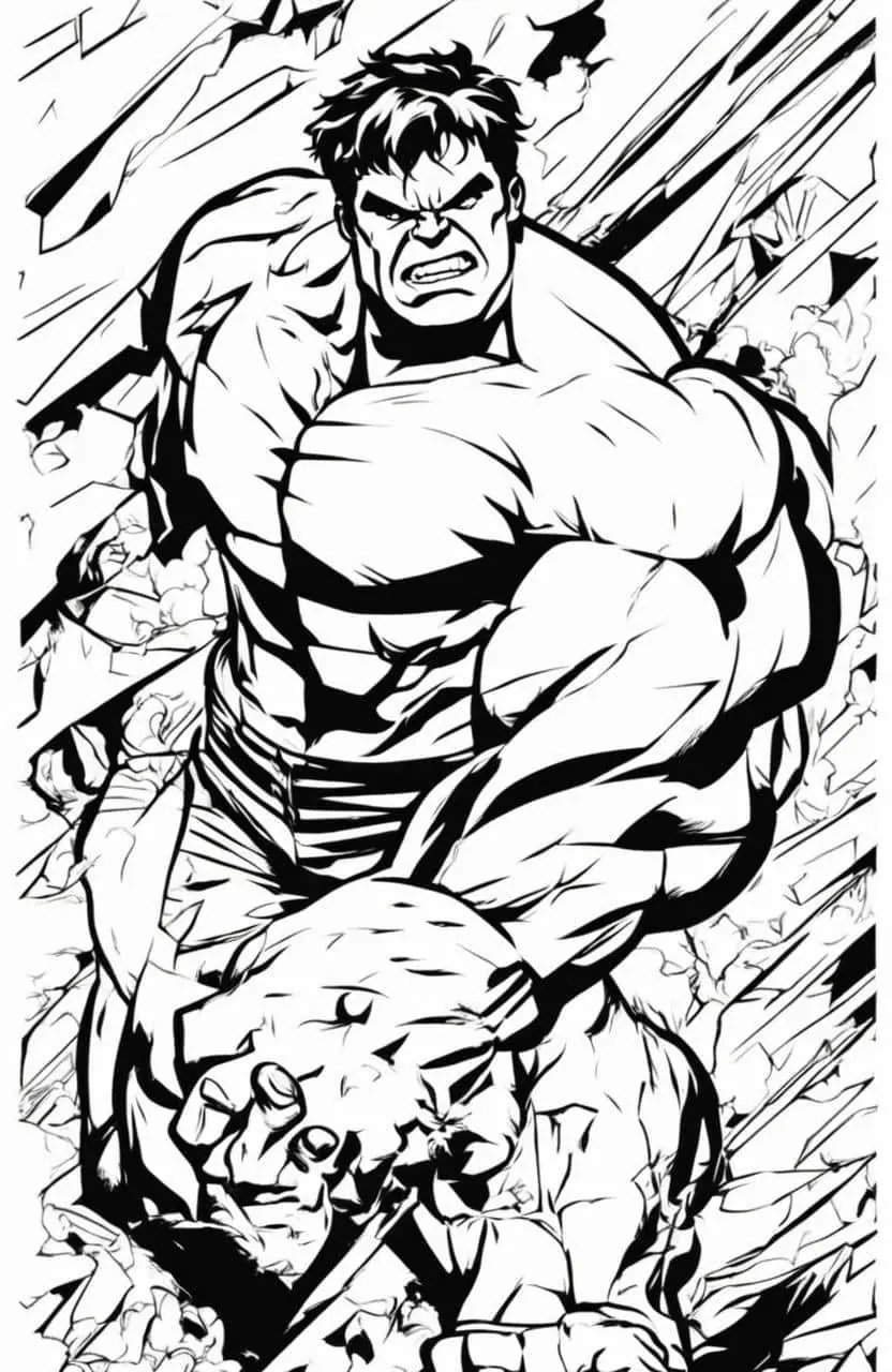 Hulk Coloring Pages – 4