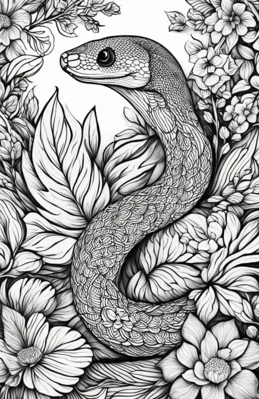 Snake Coloring Pages – 4