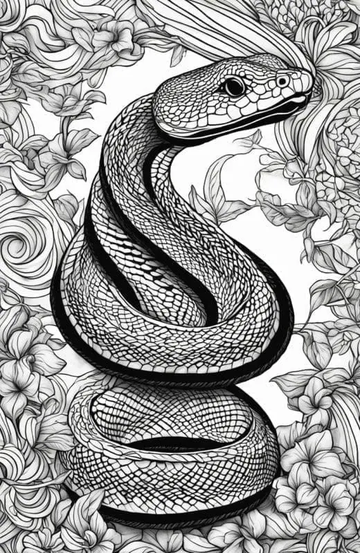 Snake Coloring Pages – 1