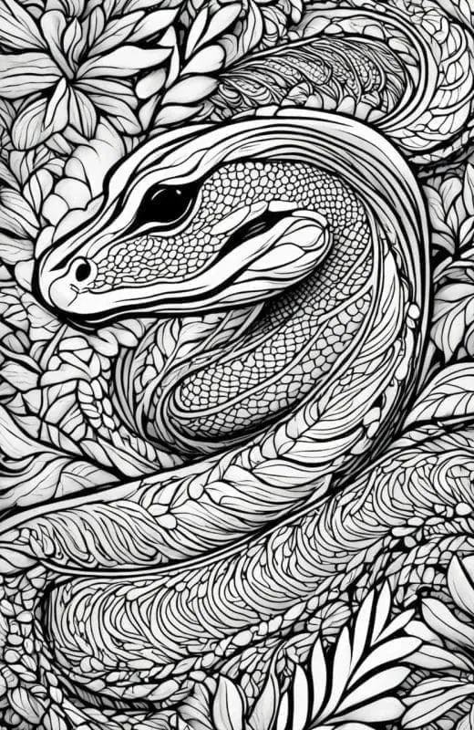 Snake Coloring Pages – 6