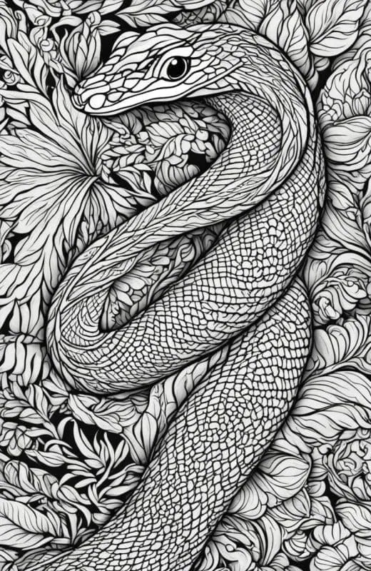 Snake Coloring Pages – 2