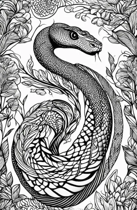Snake Coloring Pages – 5