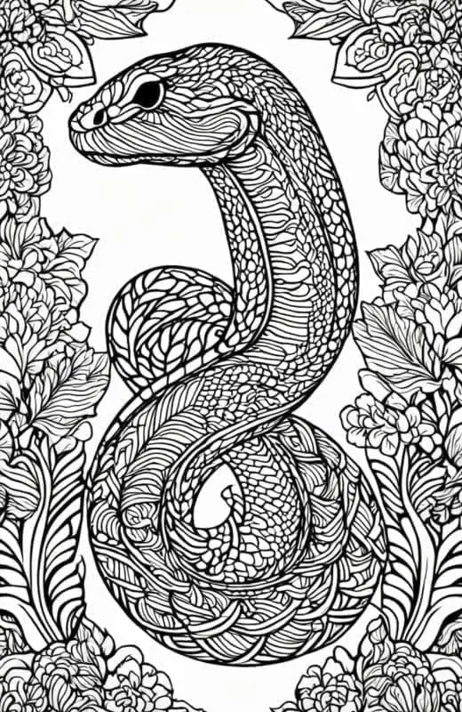 Snake Coloring Pages – 3