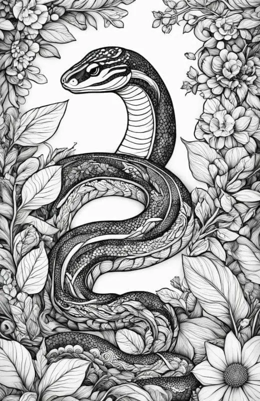 Snake Coloring Pages – 7