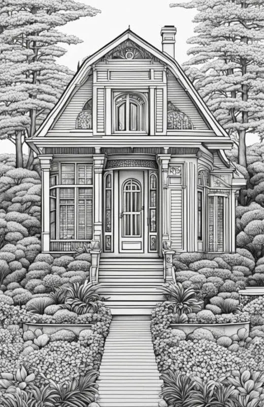 House Coloring Pages – 5
