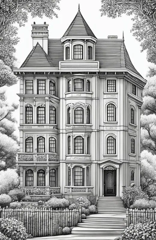 House Coloring Pages – 1