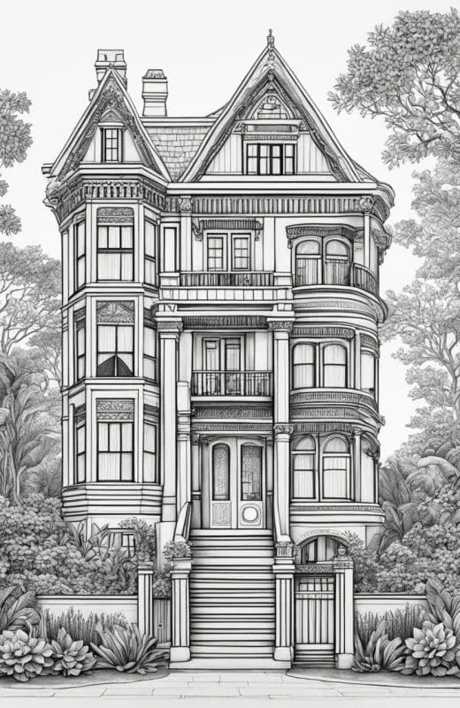 House Coloring Pages – 7