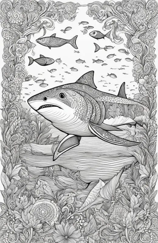 Shark Coloring Pages – 3