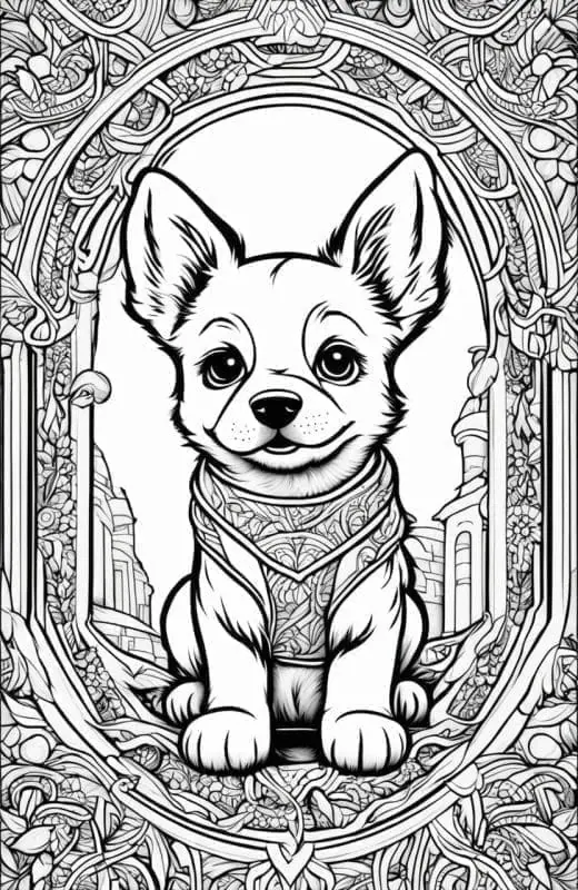 Puppy Dog Coloring Pages – 5