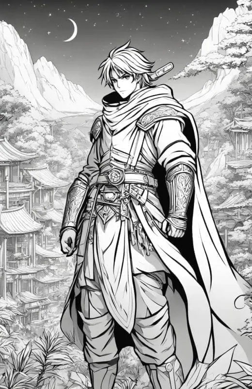 Anime Coloring Pages – 4