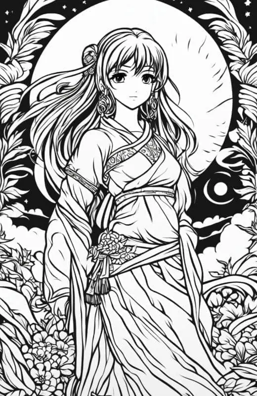 Anime Coloring Pages – 2