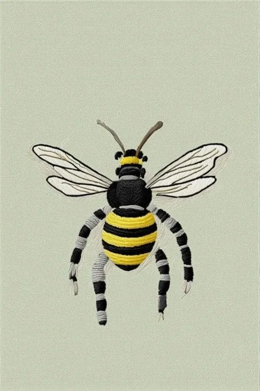 Embroidery Bee Art Collection – 5