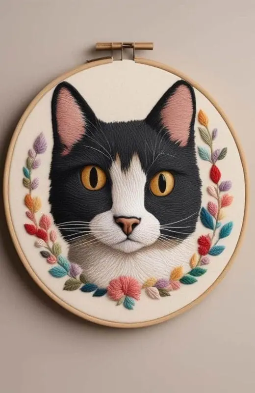 Générateur d’images de broderie de chat – 1