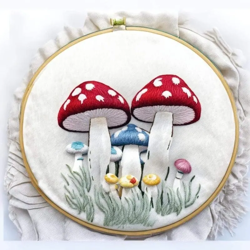 Embroidery Mushrooms – 7