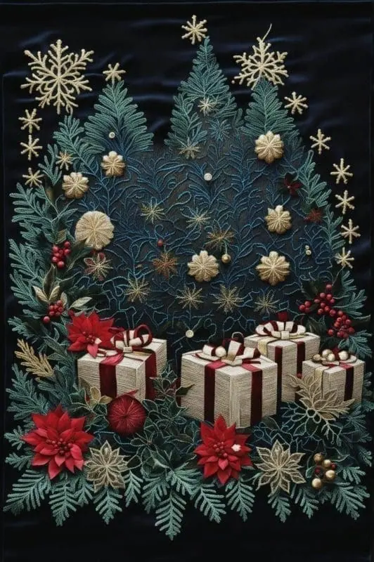 Christmas Embroidery Designs – 6