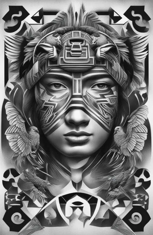 Aztec Tattoo Design Collection – 4