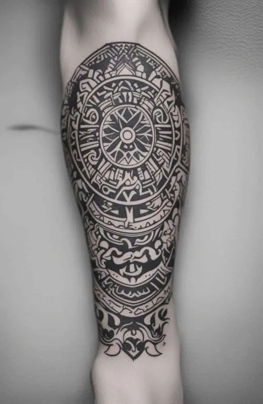 Aztec Tattoo Design Collection – 7