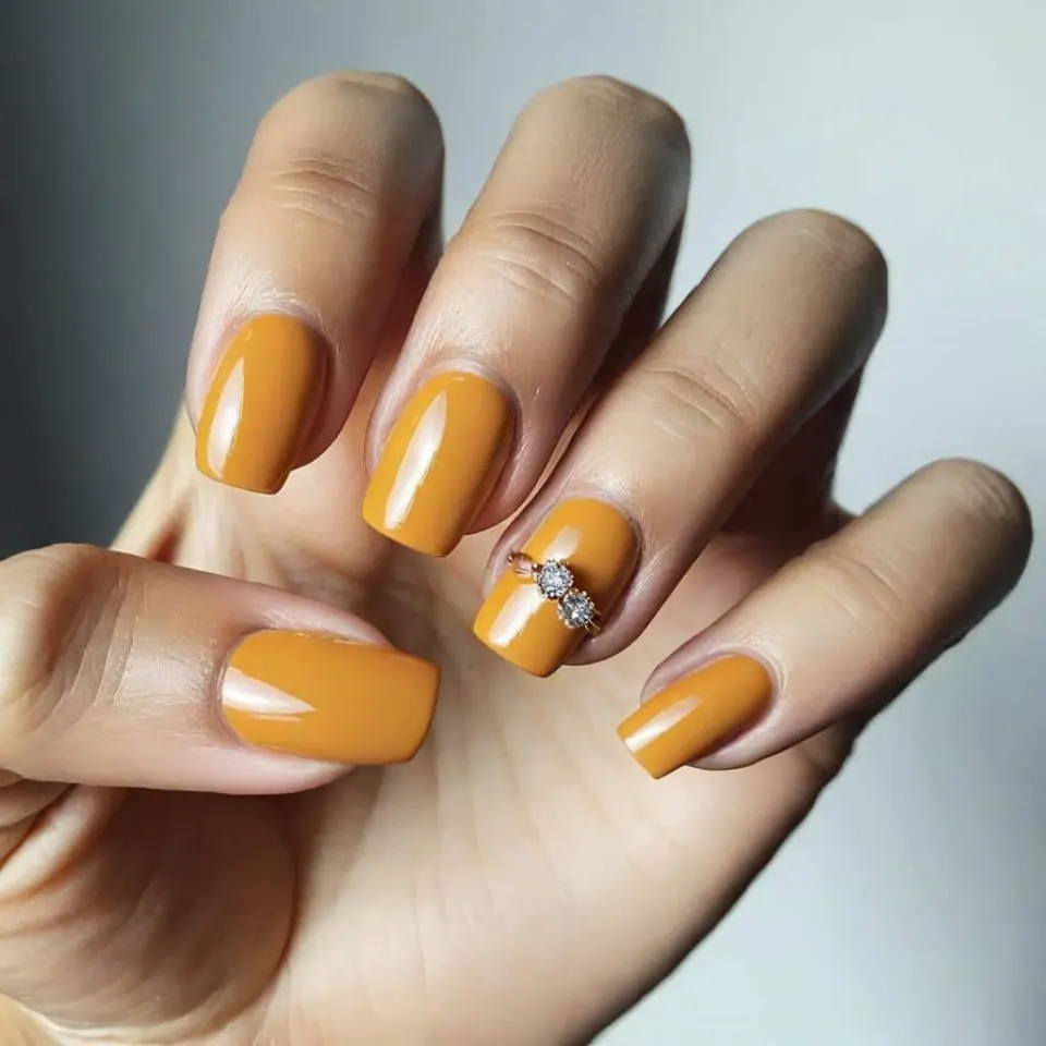 Orange Nail Designs – 6