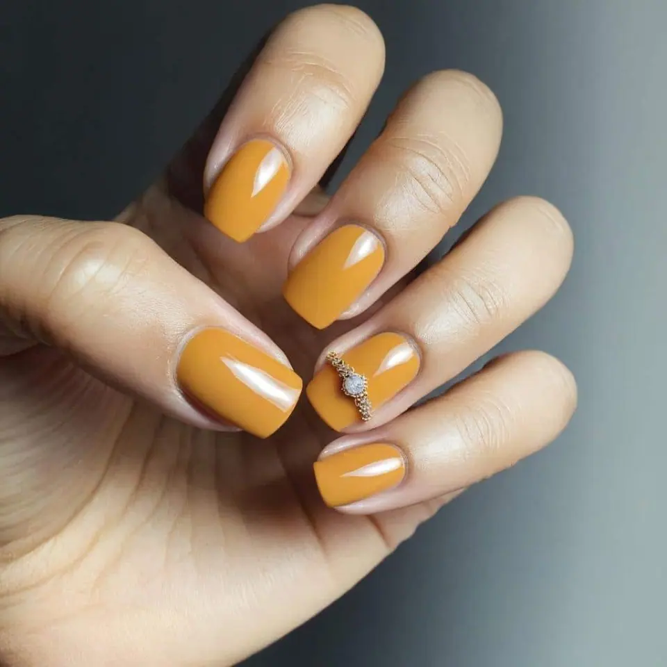 Orange Nail Designs – 7