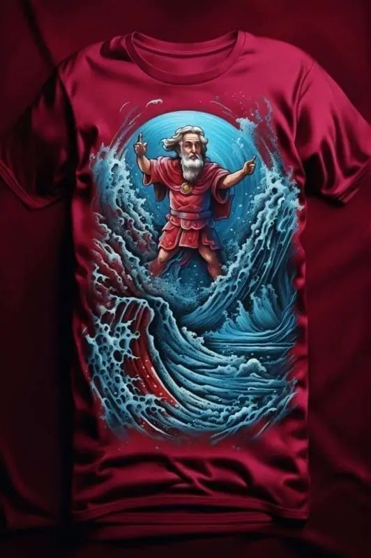 Designer de camiseta com estampa bordô – 7
