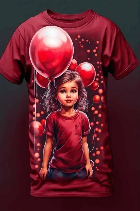 Designer de camiseta com estampa bordô