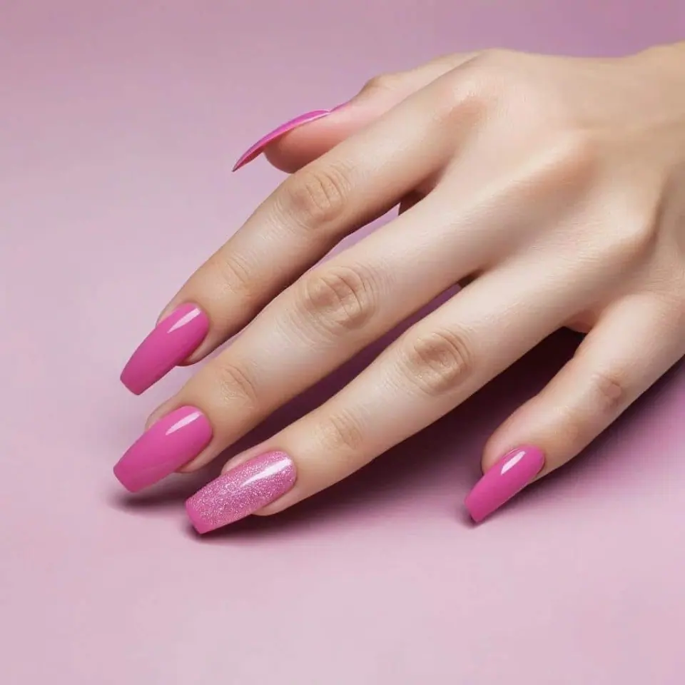 Hot Pink Nail Designs – 7