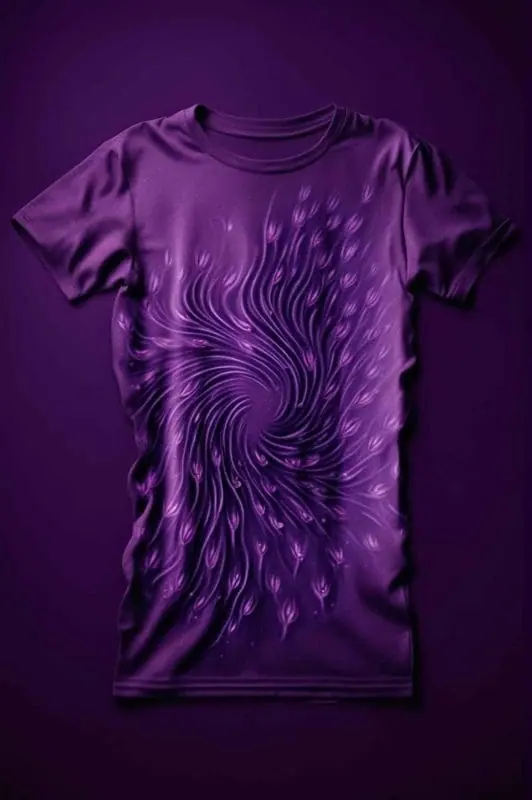 Purple Graphic Tee – 3