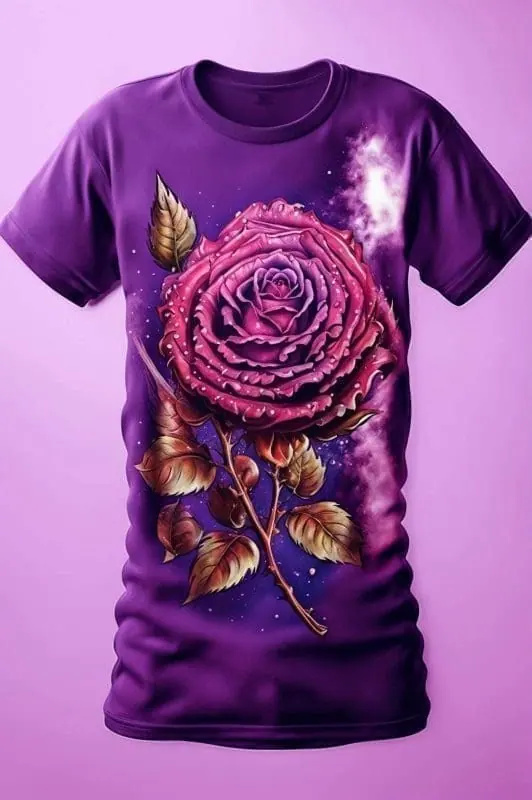 Purple Graphic Tee – 7