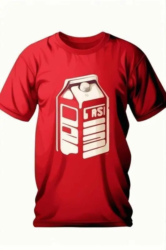 Red & White Graphic Tee Designs – 6