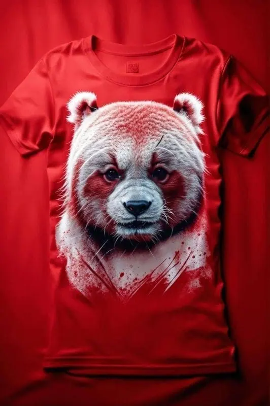 Red & White Graphic Tee Designs – 1