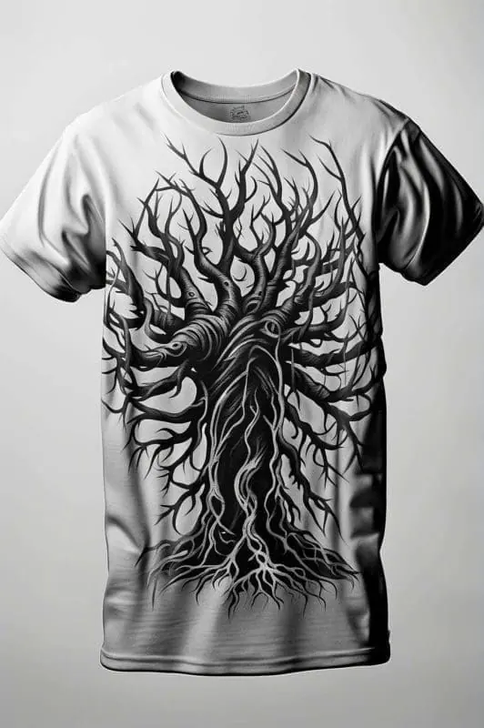 Black and White Graphic Tee – 7