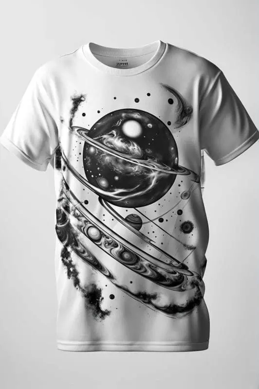 Black and White Graphic Tee – 5