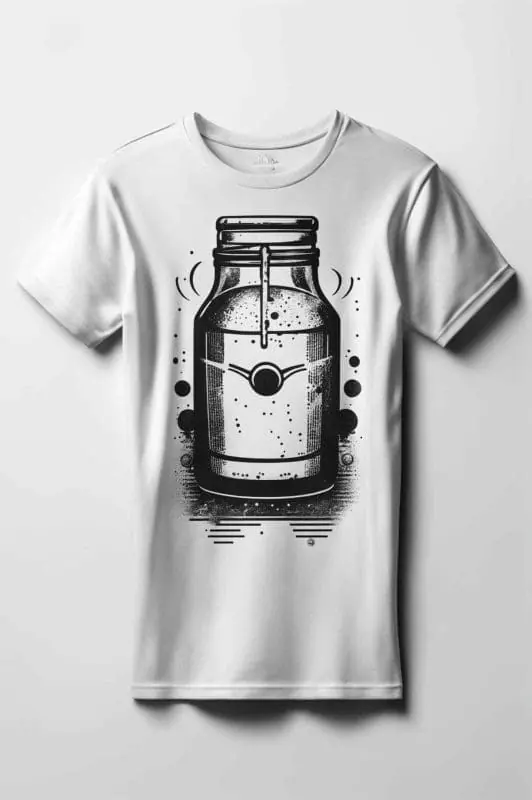 Black and White Graphic Tee – 8