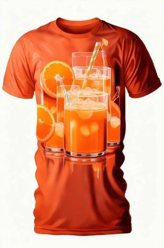 Explore our collection of orange graphic tees – 4