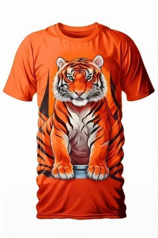 Explore our collection of orange graphic tees – 1
