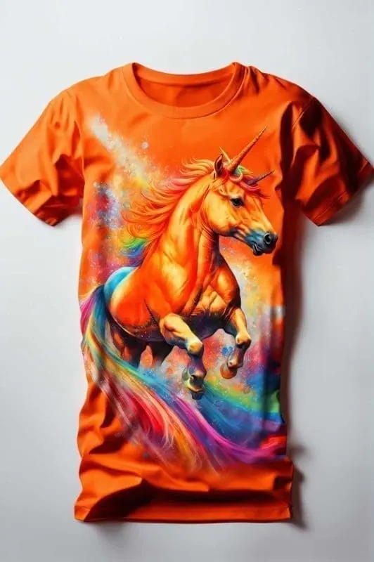 Explore our collection of orange graphic tees – 6