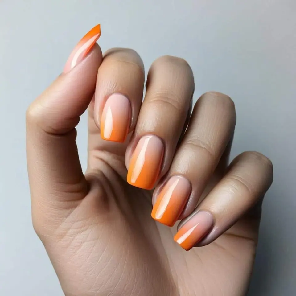 Orange Nail Designs – 2