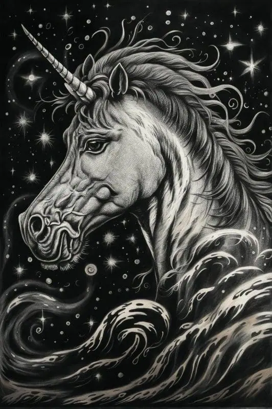 Unicorn Sketches – 7