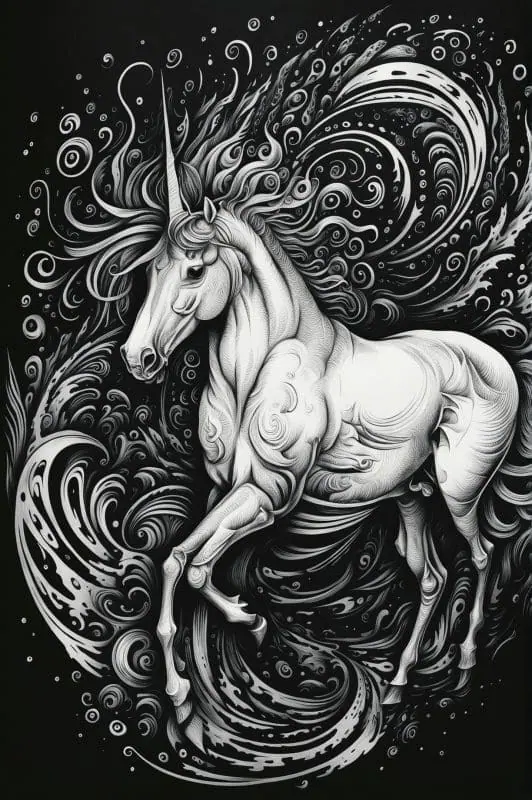 Unicorn Sketches – 6