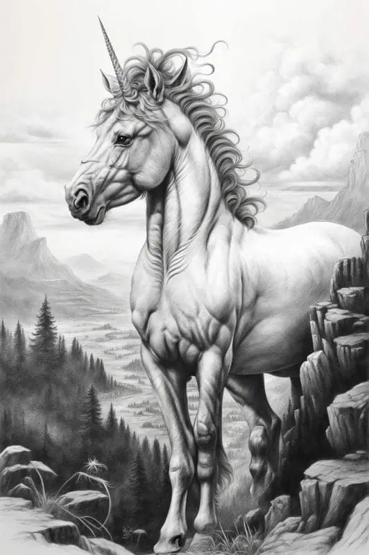 Unicorn Sketches – 3