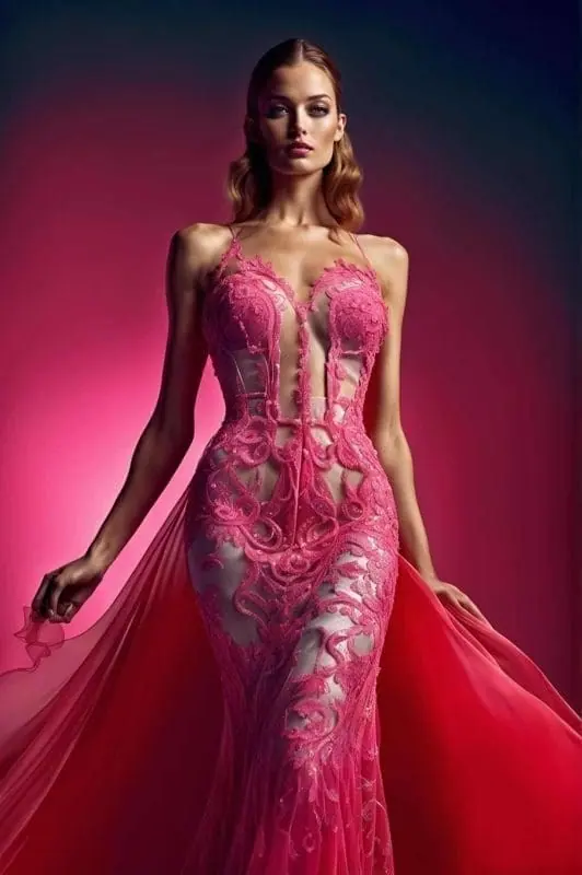 Hot Pink Dress Designs – 4