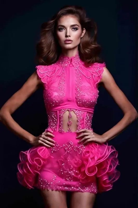 Hot Pink Dress Designs – 3