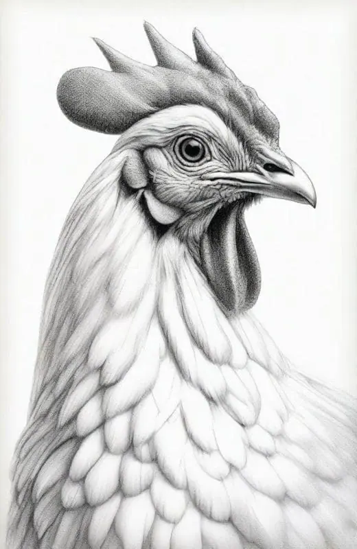 Chicken Drawings – 1