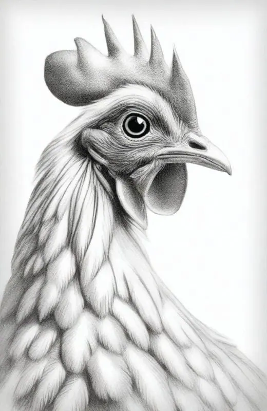 Chicken Drawings – 4
